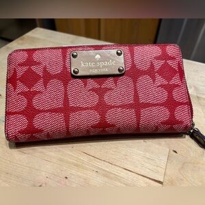 Kate Spade Wallet in red